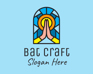 Church Pray Mosaic  logo design