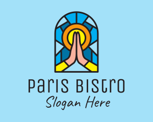 Church Pray Mosaic  logo design