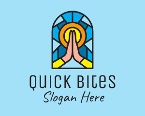 Church Pray Mosaic  logo design