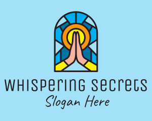 Church Pray Mosaic  logo design