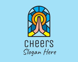 Letter Gg - Church Pray Mosaic logo design