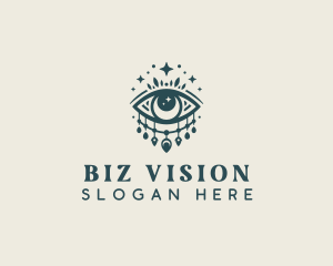 Bohemian Eye Tarot logo design