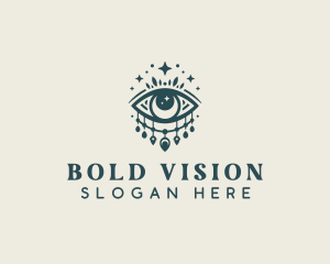 Bohemian Eye Tarot logo design