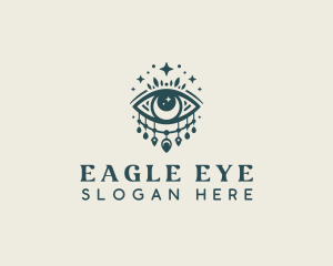 Bohemian Eye Tarot logo design