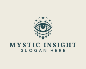 Clairvoyant - Bohemian Eye Tarot logo design