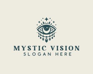 Bohemian Eye Tarot logo design