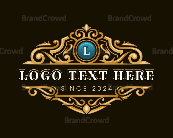 Luxury Shield Crown Logo