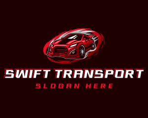 Auto Transportation Car logo design