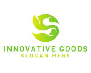 Product - Green Vine Letter S logo design