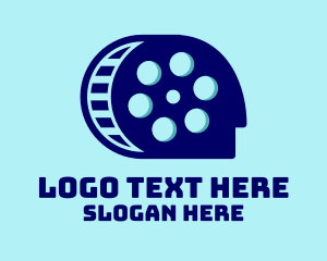 Cinema - Film Mind Man logo design