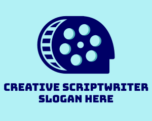 Scriptwriter - Film Mind Man logo design