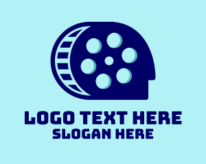 Filmmaker - Film Mind Man logo design