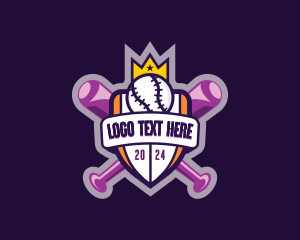 Ball - Baseball Sports League logo design