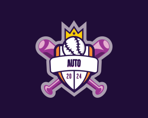 Baseball Sports League Logo