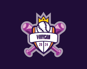 Baseball Sports League Logo