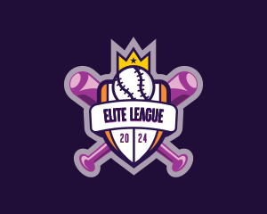 League - Baseball Sports League logo design