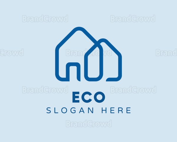 Blue Home Property Logo