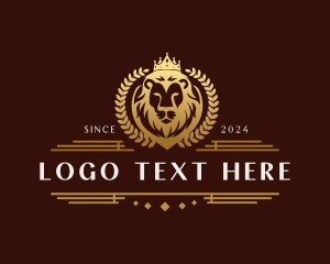 Mane - Lion Mane Crown logo design