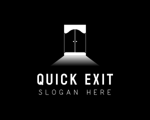 Exit - Generic Saloon Door logo design