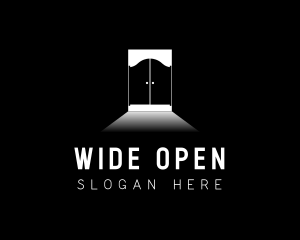 Open - Generic Saloon Door logo design