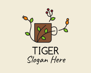 Latter - Coffee Berry Mug logo design