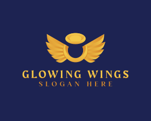 Angelic Holy Wings logo design