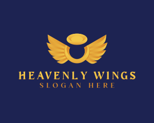 Angelic Holy Wings logo design