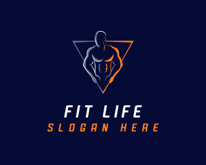 Muscle Fitness Training logo design