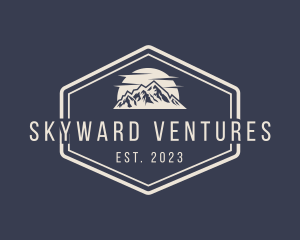 Altitude - Mountain Hiking Signage logo design