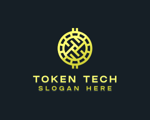 Token - Coin Cryptocurrency Token logo design