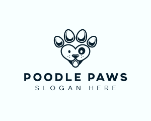 Pet Paw Dog logo design