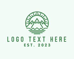 Trek - Outdoor Mountain Camping logo design