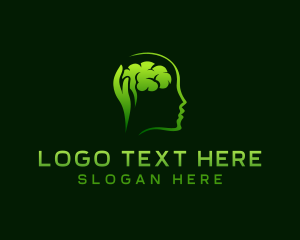 Brain - Head Brain Hand Therapy logo design