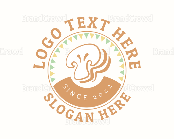 Mushroom Slice Restaurant Logo