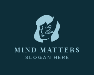 Neurological - Woman Head Support logo design