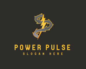 Voltage - Thunder Voltage Smoke logo design