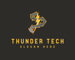 Thunder Voltage Smoke logo design