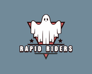 Haunted Spooky Ghost  Logo