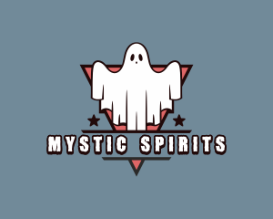 Haunted Spooky Ghost  logo design