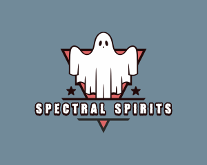 Haunted Spooky Ghost  logo design