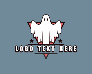 Cartoon - Haunted Spooky Ghost logo design
