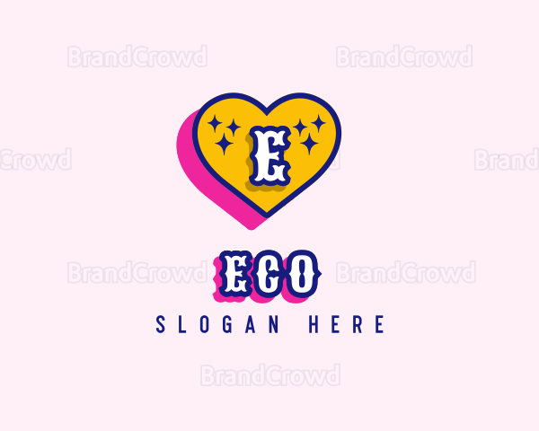 Heart Love Fashion Logo
