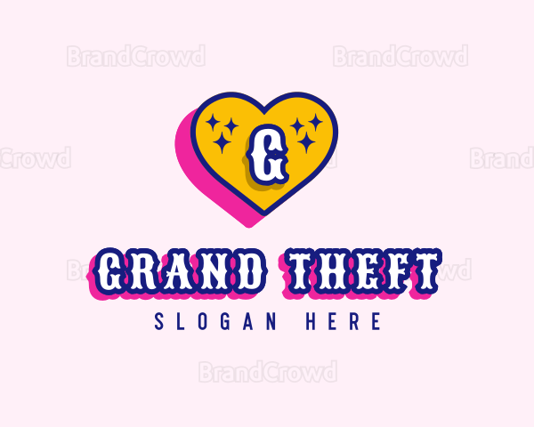 Heart Love Fashion Logo