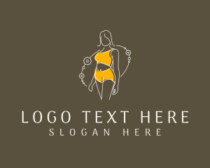 Influencer - Minimalist Lingerie Apparel logo design