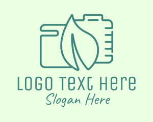 Vlogger - Nature Photography Outline logo design