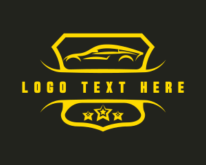 Fast - Car Shield Garage logo design