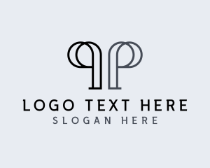 Letter P - Loop Pastry Bakery logo design