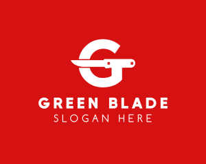Knife Blade Cutlery  logo design