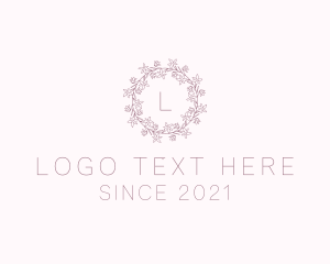 Letter - Garden Flower Wreath logo design