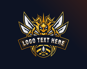 Badge - Bee Sting Gaming logo design